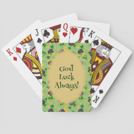 Cutesy Luck for the Irish Poker Cards