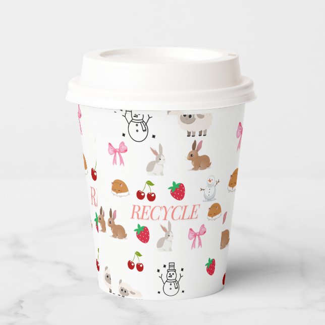 Cutesy papercups paper cups (Front)