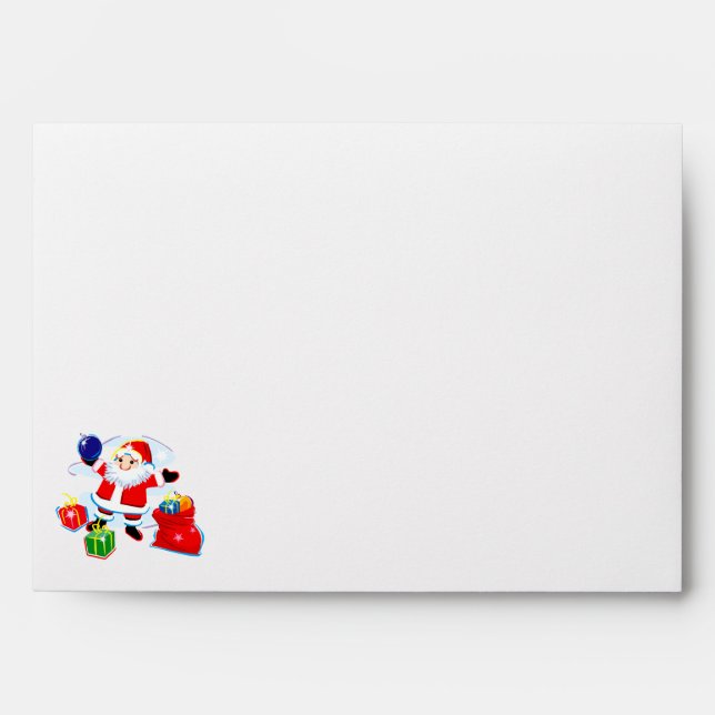 Cutesy Sant and gifts Envelope (Front)