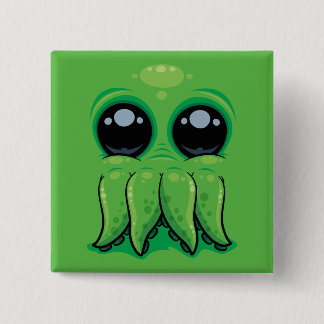 Cutethulhu Cute Cthulhu Face Button