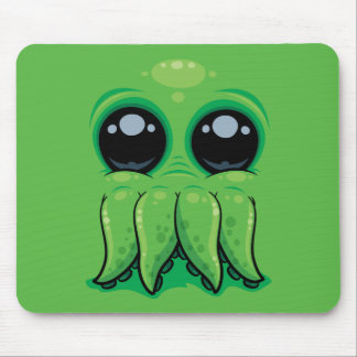 Cutethulhu Cute Cthulhu Face Mouse Pad