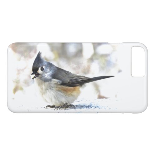 CuteTufted Titmouse Bird iPhone 87 Plus Case