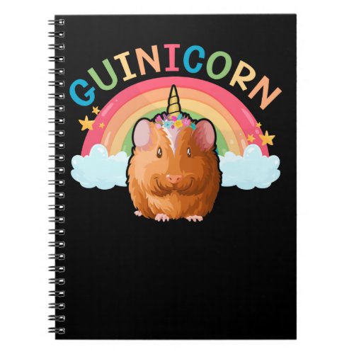 CuteUnicorn Guinea Pig Girl Notebook