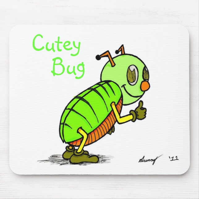 Cutey Bug Mousepad (Front)