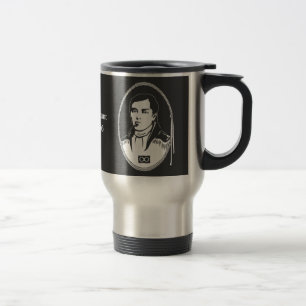 Cuthbert Grant Travel Mug Custom Metis Hero Gifts