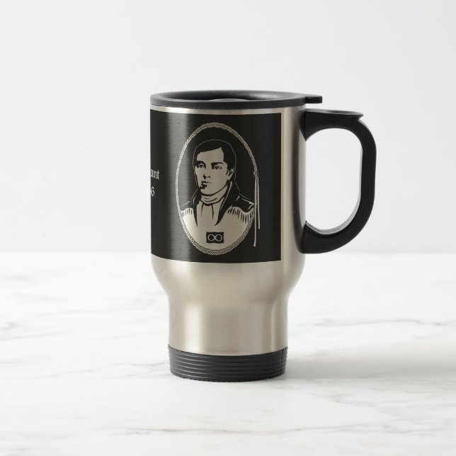 Cuthbert Grant Travel Mug Custom Metis Hero Gifts (Right)