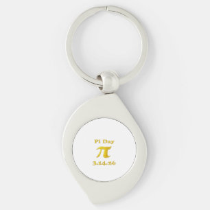 Cutie 3.14 Pi Day Keychain