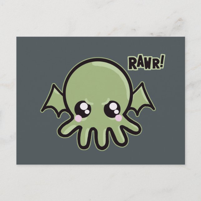 Cutie Baby Cthulhu Postcard (Front)