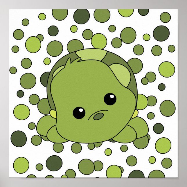 Cutie Baby Turtle Poster (Front)
