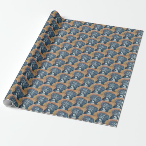 CUTIE BLACK HAVANESE WRAPPING PAPER