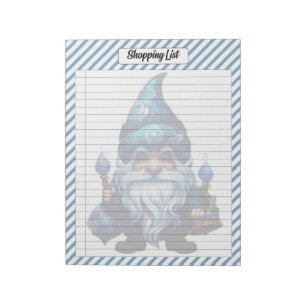 Cutie Blue Christmas Notepad