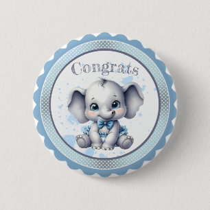 Cutie Blue Elephant - Little Peanut Button