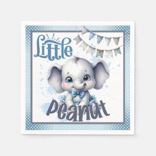 Cutie Blue Elephant - Little Peanut Napkins