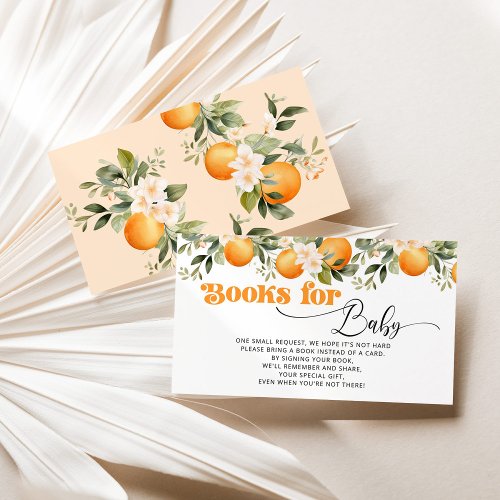 Cutie books for baby ticket citrus enclosure card