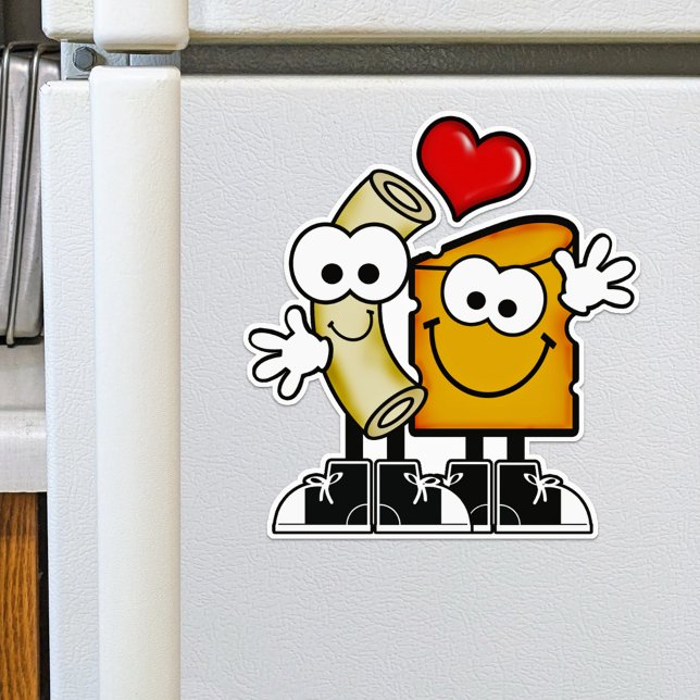 Cutie Cartoon Mac 'n Cheese Vinyl Sticker (Creator Uploaded)
