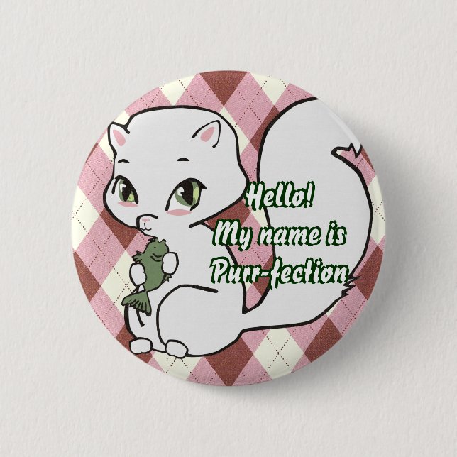 Cutie Cat Button (Front)