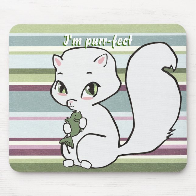 Cutie Cat Mousepad (Front)