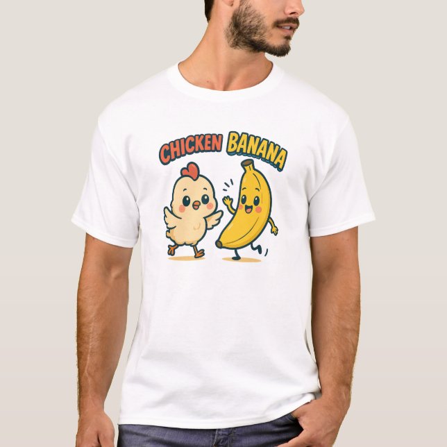CUTIE CHICKEN BANANA! T-Shirt (Front)