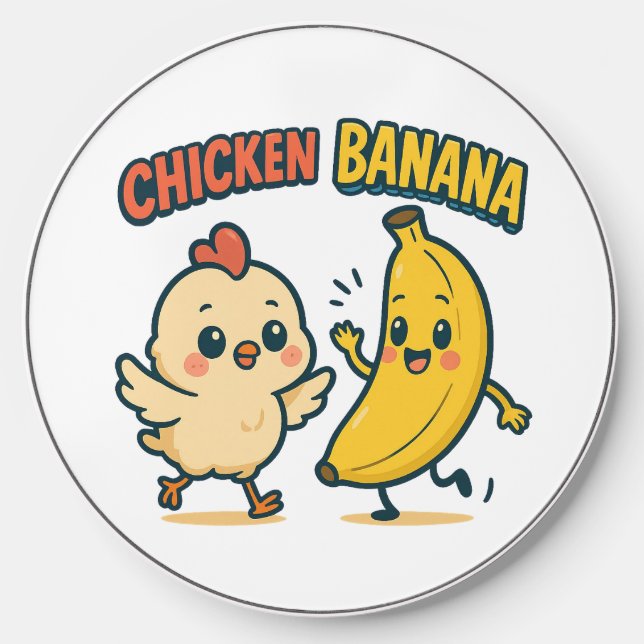 CUTIE CHICKEN BANANA!  WIRELESS CHARGER  (Front)