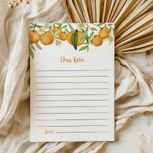 Cutie Citrus Birthday Time Capsule Message Card