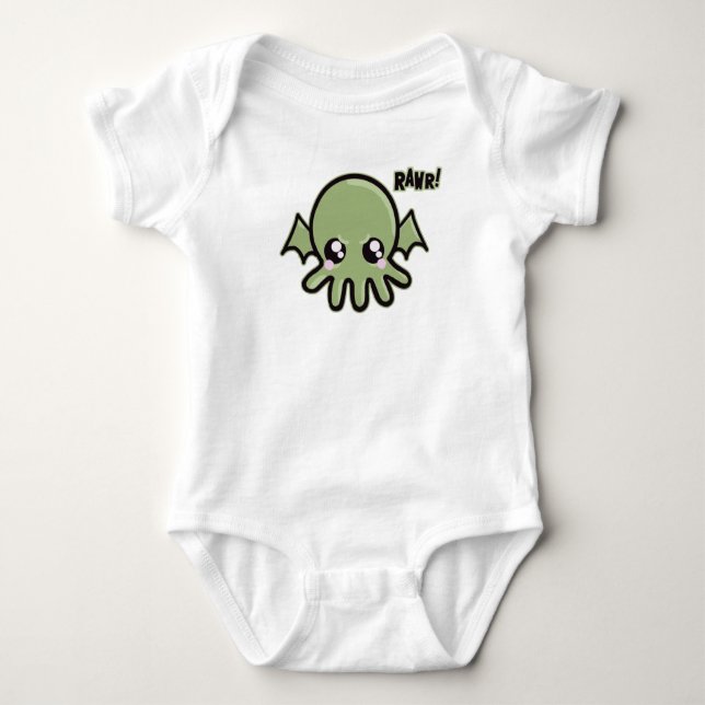 Cutie Cthulhu Baby bodysuit / romper (Front)