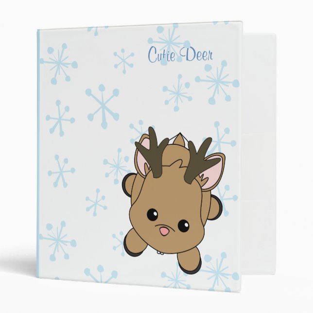 Cutie Dear 3 Ring Binder (Front/Inside)