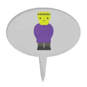 Cutie Frankenstein Monster Cake Topper