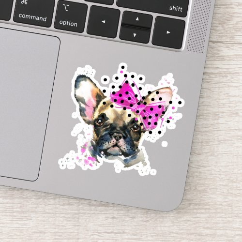 Cutie French Bull Dog Sticker