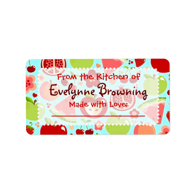 Custom Canning Jar Labels