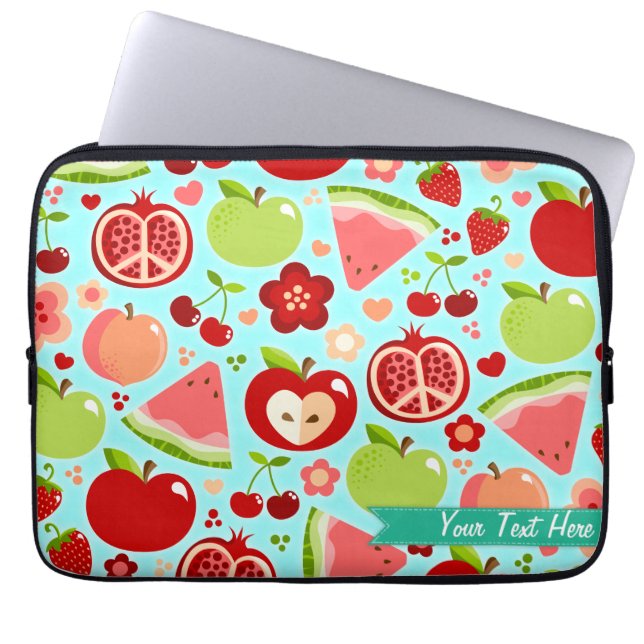 Cutie Fruities Laptop Sleeve (Front)