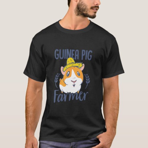 Cutie Guinea Pig Farmer Pig Owner Animals Cavy Pet T_Shirt
