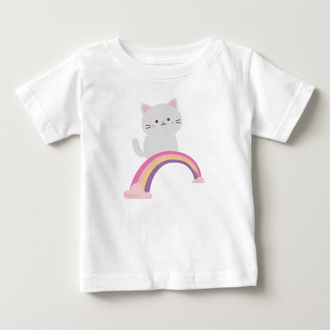Cutie Kitten Cat              Baby T-Shirt (Front)