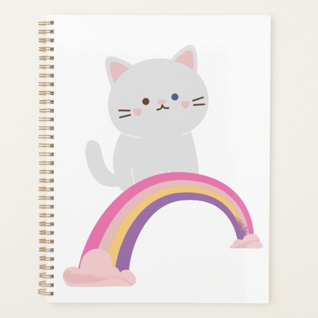 Cutie Kitten Cat         Planner (Front)