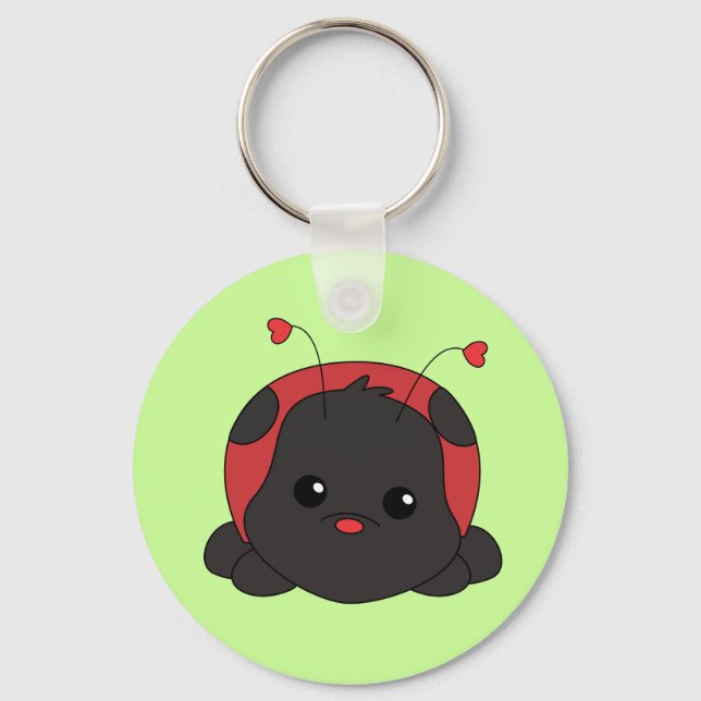 Cutie Lady Bug Keychain (Front)