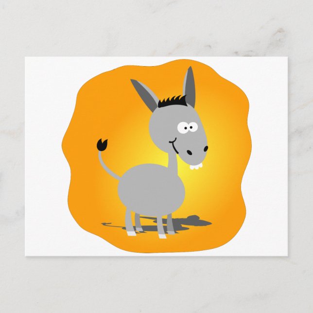 Cutie little Donkey Postcard (Front)