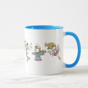 Cutie Mermaid Fairy and Angel Mug