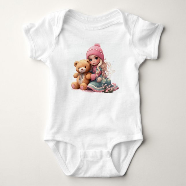 Cutie Patootie Bodysuits: Dress Your Little Darlin Baby Bodysuit (Front)