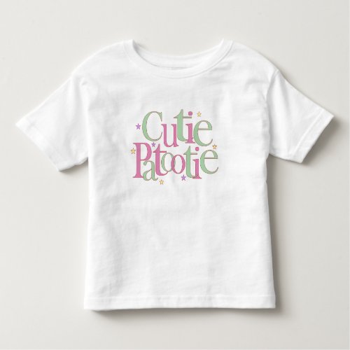 Cutie Patootie Toddler T_shirt