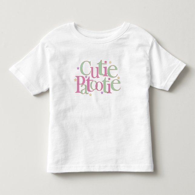Cutie Patootie Toddler T-shirt (Front)