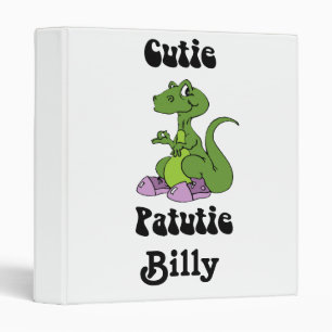 Cutie,Patutie Dino Binder