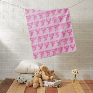 Cutie Pi - Cute Pie Day Baby Blanket