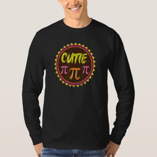 Cutie Pi Day 3 14 March 14th Math Teacher Funny Vi T_Shirt