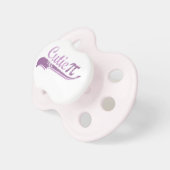 Cutie Pi Geek Baby Girl Pacifier (Front Right)