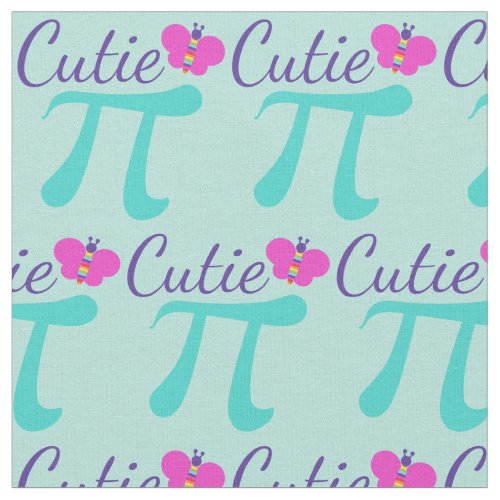Cutie Pi Math Fabric