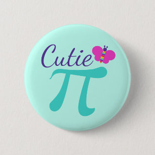 Cutie Pi Symbol Math Pun Button