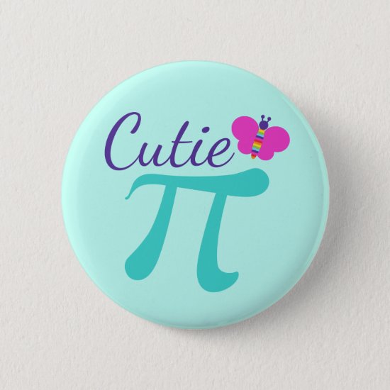 Cutie Pi Symbol Math Pun Button