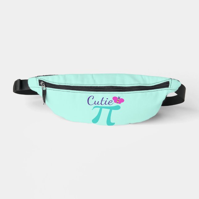 Cutie Pi Symbol Math Pun Fanny Pack (Front)