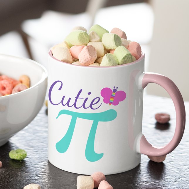 Cutie Pi Symbol Math Pun Mug (Creator Uploaded)