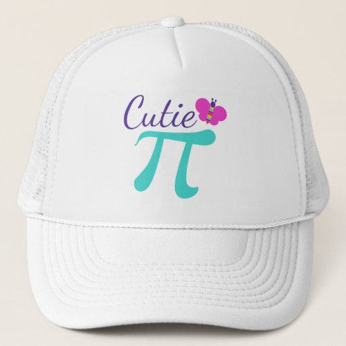 Cutie Pi Symbol Math Pun Trucker Hat