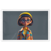 Cutie Pie Acrylic Tray